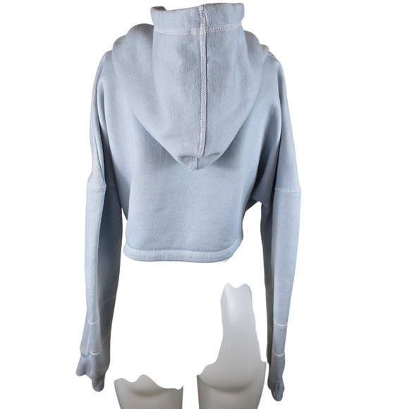 Playboy Missguided Colaboration Crop Hooded Pullover Winter Sweatshirt Womens 12 - Picture 4 of 7